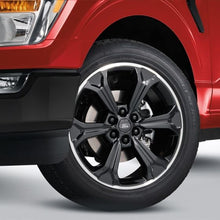 Load image into Gallery viewer, Ford Racing 15-23 F-150 22in Wheel Kit - Black w/Machined Face Ford Racing