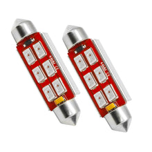 Load image into Gallery viewer, Oracle 44MM 6 LED 3-Chip Festoon Bulbs (Pair) - Red SEE WARRANTY Bulbs ORACLE Lighting