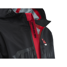 Load image into Gallery viewer, Akrapovic Womens Corpo Rain Jacket Black - 2XL