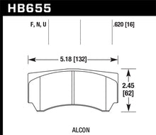 Load image into Gallery viewer, Hawk Alcon Street HPS Brake Pads Brake Pads - Performance Hawk Performance