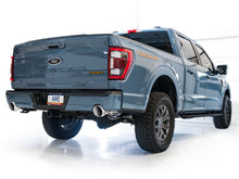 Load image into Gallery viewer, AWE Tuning 2021+ Ford F150 Tremor w/ Bumper Cutouts 0FG Resonated Catback w/ Chrome Silver Tips