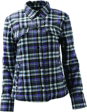 Load image into Gallery viewer, Kuryakyn Leather By River Road Cameo Flannel Moto Shirt Womens - Small Shirts Kuryakyn