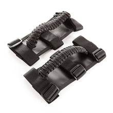 Load image into Gallery viewer, Rugged Ridge Paracord Grab Handles Black/Black Pair Rugged Ridge