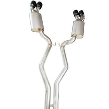 Load image into Gallery viewer, Kooks 10-15 Chevy Camaro SS/ZL1/1LE 3in Cat Back w/ 4in Slash Cut Black Tips Catback Kooks Headers