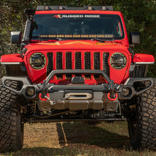 Load image into Gallery viewer, Rugged Ridge Venator Front Bumper W/Overrider & Winch Tray JL Rugged Ridge