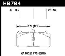 Load image into Gallery viewer, Hawk AP Racing Caliper w/ 36mm Rotor HPS 5.0 Performance Street Brake Pads Brake Pads - Performance Hawk Performance