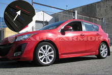 Load image into Gallery viewer, Rally Armor 10-13 Mazda3/Speed3 (Hatch/Sedan) Black UR Mud Flap w/Red Logo Mud Flaps Rally Armor