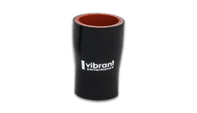 Load image into Gallery viewer, Vibrant 4 Ply Reducer Coupling 1in x 1.25in x 3in Long (BLACK) Silicone Couplers & Hoses Vibrant