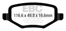 Load image into Gallery viewer, EBC 12+ Chrysler Town & Country 3.6 Ultimax2 Rear Brake Pads Brake Pads - OE EBC