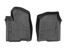 Load image into Gallery viewer, WeatherTech 2019+ Chevrolet Silverado 1500 Crew Cab Front FloorLiner - Black