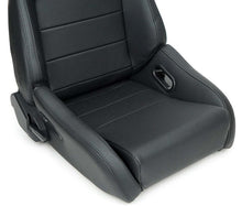 Load image into Gallery viewer, NRG Omega Reclinable Racing Seat (Pair) Black with Black Carbon Vinyl Back | RSC-750BK/BK L/R