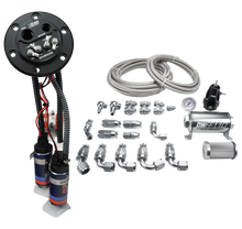Load image into Gallery viewer, Deatschwerks X2 Series Fuel Pump Hanger w/ Dual DW420 Pumps/PTFE Plumbing kit for 92-00 Honda Civic DeatschWerks