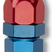 Load image into Gallery viewer, Russell Performance Red/Blue -6 AN Female Swivel to 3/8in Aluminum Tube Russell