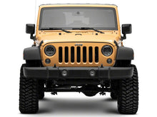 Load image into Gallery viewer, Raxiom 07-18 Jeep Wrangler JK Axial Spider LED Headlights w/Angel Eye Halo- Blk Housing (Clear Lens) Headlights Raxiom