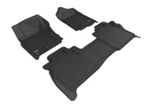 Load image into Gallery viewer, 3D Maxpider 16-24 Nissan Titan Crew Cab Kagu Black R1 R2 (With Storage Box) Floor Mats - Rubber 3D MAXpider