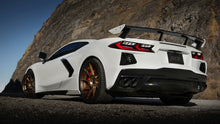 Load image into Gallery viewer, Borla 2020 Chevrolet Corvette C8 6.2 ATAK 3in Exhaust System Dual Round Rolled A/C Black Chrome Tips Catback Borla