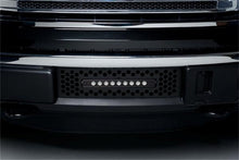 Load image into Gallery viewer, Putco 11-14 Ford F-150 EcoBoost SS Black Punch Bumper Grille Insert w/ 10in Luminix Light Bar Grilles Putco