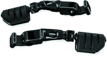 Load image into Gallery viewer, Kuryakyn Ergo II Trident Dually ISO Pegs With Long Arms Gloss Black Misc Powersports Kuryakyn
