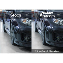 Load image into Gallery viewer, PERRIN 02-14 Subaru WRX / 2004 STI / 13-25 BRZ & Toyota GR86 25mm Wheel Spacers 5x100 56mm CB - Pair | PSP-WHL-026BK