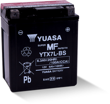 Load image into Gallery viewer, Yuasa YTX7L-BS Maintenance Free AGM 12-Volt Battery w/Bottle Yuasa Battery