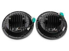 Load image into Gallery viewer, Raxiom 97-18 Jeep Wrangler TJ/JK Axial Series 13-LED Headlights- Black Housing (Clear Lens) Headlights Raxiom