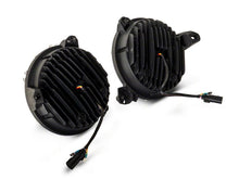 Load image into Gallery viewer, Raxiom 18-23 Jeep Wrangler JL Axial Series 9-In Angel Eye LED Headlights- Blk Housing (Clear Lens) Headlights Raxiom
