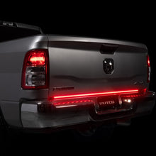 Load image into Gallery viewer, Putco 07-18 Chevy Silv 1500/08-15 Ford SuperDuty 60in Light Blade Direct Fit Kit Red/Amber/White Light Tailgate Bar Putco