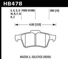 Load image into Gallery viewer, Hawk 13-14 Ford Focus ST / Mazda/ Volvo Performance Ceramic Street Rear Brake Pads Brake Pads - Performance Hawk Performance