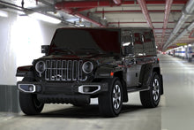 Load image into Gallery viewer, Rally Armor 18-24 Jeep JL Wrangler Black UR Mud Flap w/Grey Logo Mud Flaps Rally Armor