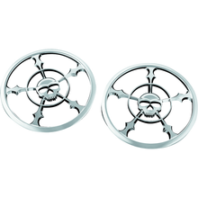 Load image into Gallery viewer, Kuryakyn Zombie Speaker Grill 14-Up Touring Chrome