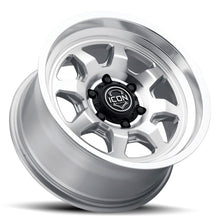 Load image into Gallery viewer, ICON Nuevo 17x8.5 / 6x5.5 / 25mm / 5.75in BS Silver Machined Wheel