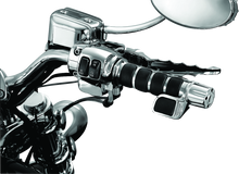 Load image into Gallery viewer, Kuryakyn Premium ISO Grip With Throttle Boss Dual Cable Chrome Misc Powersports Kuryakyn