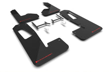 Load image into Gallery viewer, Rally Armor 22-24 Rivian R1S Black UR Mud Flap w/Red Logo Mud Flaps Rally Armor