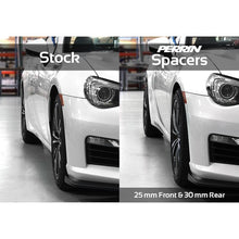 Load image into Gallery viewer, PERRIN 02-14 Subaru WRX / 2004 STI / 13-25 BRZ & Toyota GR86 25mm Wheel Spacers 5x100 56mm CB - Pair | PSP-WHL-026BK