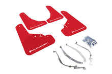 Load image into Gallery viewer, Rally Armor 12-18 Fiat 500 Red Mud Flap w/White Logo Mud Flaps Rally Armor
