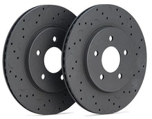 Load image into Gallery viewer, Hawk Talon 18-20 Jeep Wrangler Drilled And Slotted Front Brake Rotor Set Brake Rotors - Slot & Drilled Hawk Performance