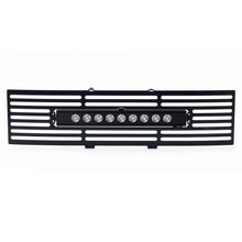 Load image into Gallery viewer, Putco 11-14 Ford F-150 - EcoBoost Bumper Grille Inserts - Black SS Bar and 10in Luminix Light Bar Grilles Putco