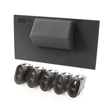 Load image into Gallery viewer, Rugged Ridge Etched Lower 4 Switch Panel Kit 07-10 JK Rugged Ridge