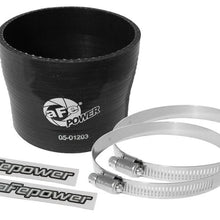 Load image into Gallery viewer, afe Magnum FORCE Intake Coupling Kit (3-3/4 IN ID to 3-1/2 IN ID x 3 IN L) Straight Black aFe