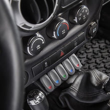 Load image into Gallery viewer, Rugged Ridge Lower Console Switch Panel 11-18 Jeep Wrangler JK/JKU Rugged Ridge