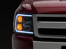 Load image into Gallery viewer, Raxiom 07-13 Chevrolet Silverado 1500 Axial Headlights w/ SEQL LED Bar- Blk Housing (Clear Lens) Headlights Raxiom