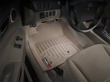 Load image into Gallery viewer, WeatherTech 05-11 Toyota Tacoma Access Cab Front FloorLiner - Tan | 450211