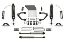 Load image into Gallery viewer, Fabtech 14-18 GM K1500 w/OE Alum. UCA 4in Uniball UCA System w/DL 2.5 Resi Coilover & Rear DL Shocks Lift Kits Fabtech