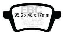 Load image into Gallery viewer, EBC 13+ Fiat 500L 1.4 Turbo Ultimax2 Rear Brake Pads Brake Pads - OE EBC