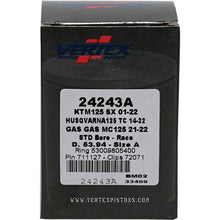 Load image into Gallery viewer, Vertex Pistons Uncategorized Vertex Piston 01-16 KTM 125 EXC 125cc Cast Race Piston Kit