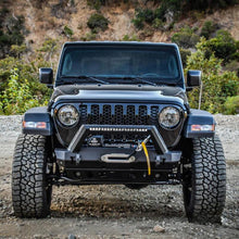 Load image into Gallery viewer, Westin 18-19 Jeep Wrangler JL Stubby Front Bumper - Textured Black Westin