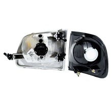 Load image into Gallery viewer, Raxiom 97-03 Ford F-150 G2 Euro Headlights w/ Parking Lights- Blk Housing (Clear Lens) Headlights Raxiom
