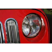 Load image into Gallery viewer, Rugged Ridge 07-18 Jeep Wrangler JK Stainless Steel Headlight Euro Guard Kit Rugged Ridge