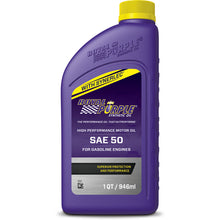 Load image into Gallery viewer, Royal Purple Premium Synthetic High Performance Straight-Grade SAE 50 Motor Oil - 1 Quart Royal Purple