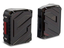Load image into Gallery viewer, Raxiom 07-18 Jeep Wrangler JK Axial Series Trident LED Tail Lights- Blk Housing (Smoked Lens) Tail Lights Raxiom